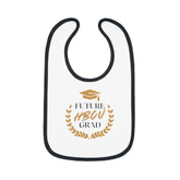 FUTURE HBCU GRAD- Baby Contrast Trim Jersey Bib