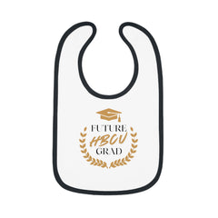 FUTURE HBCU GRAD- Baby Contrast Trim Jersey Bib