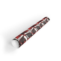 SCHOLAR BLACK SANTA - Gift Wrapping Paper Rolls, 1pc