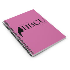 "It's The HBCU For Me" Spiral Notebook - Ruled Line- PINK