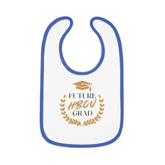 FUTURE HBCU GRAD- Baby Contrast Trim Jersey Bib