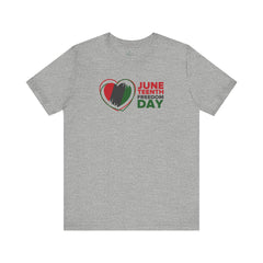 Juneteenth Heart Tee