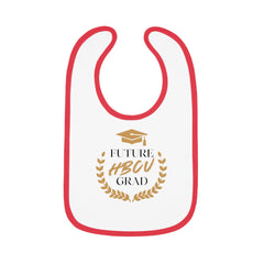 FUTURE HBCU GRAD- Baby Contrast Trim Jersey Bib