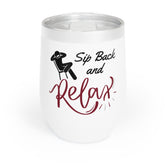 Sip Back and Relax Wine Tumbler