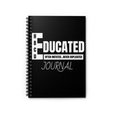 HBCU EDUCATED Spiral Notebook