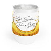 Black Excellence Poured Daily Wine Tumbler