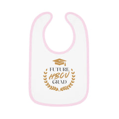 FUTURE HBCU GRAD- Baby Contrast Trim Jersey Bib