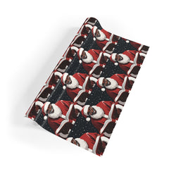 SCHOLAR BLACK SANTA - Gift Wrapping Paper Rolls, 1pc