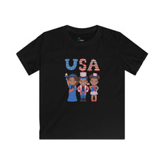 USA- Kids Soft style Tee