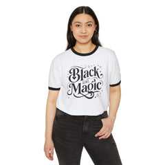 Black Girl Magic- Cotton Ringer T-Shirt