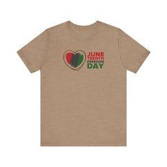 Juneteenth Heart Tee