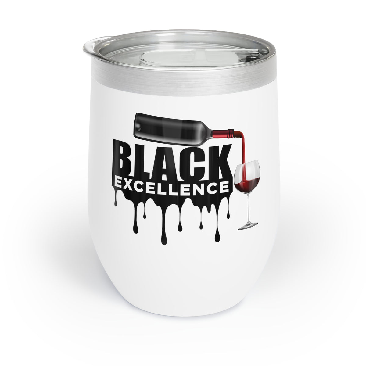 Black Excellence Wine Tumbler