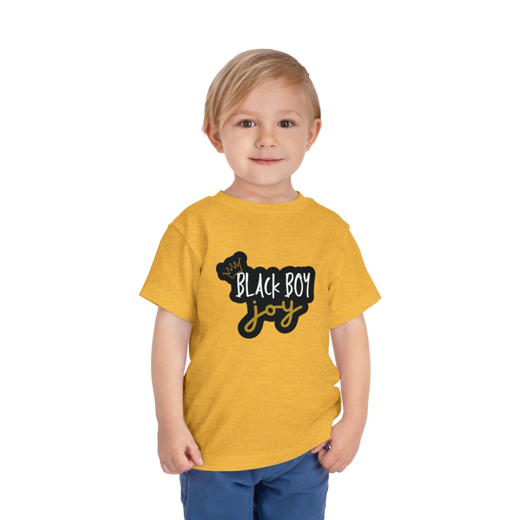 "BLACK BOY JOY" Toddler Short Sleeve Tee