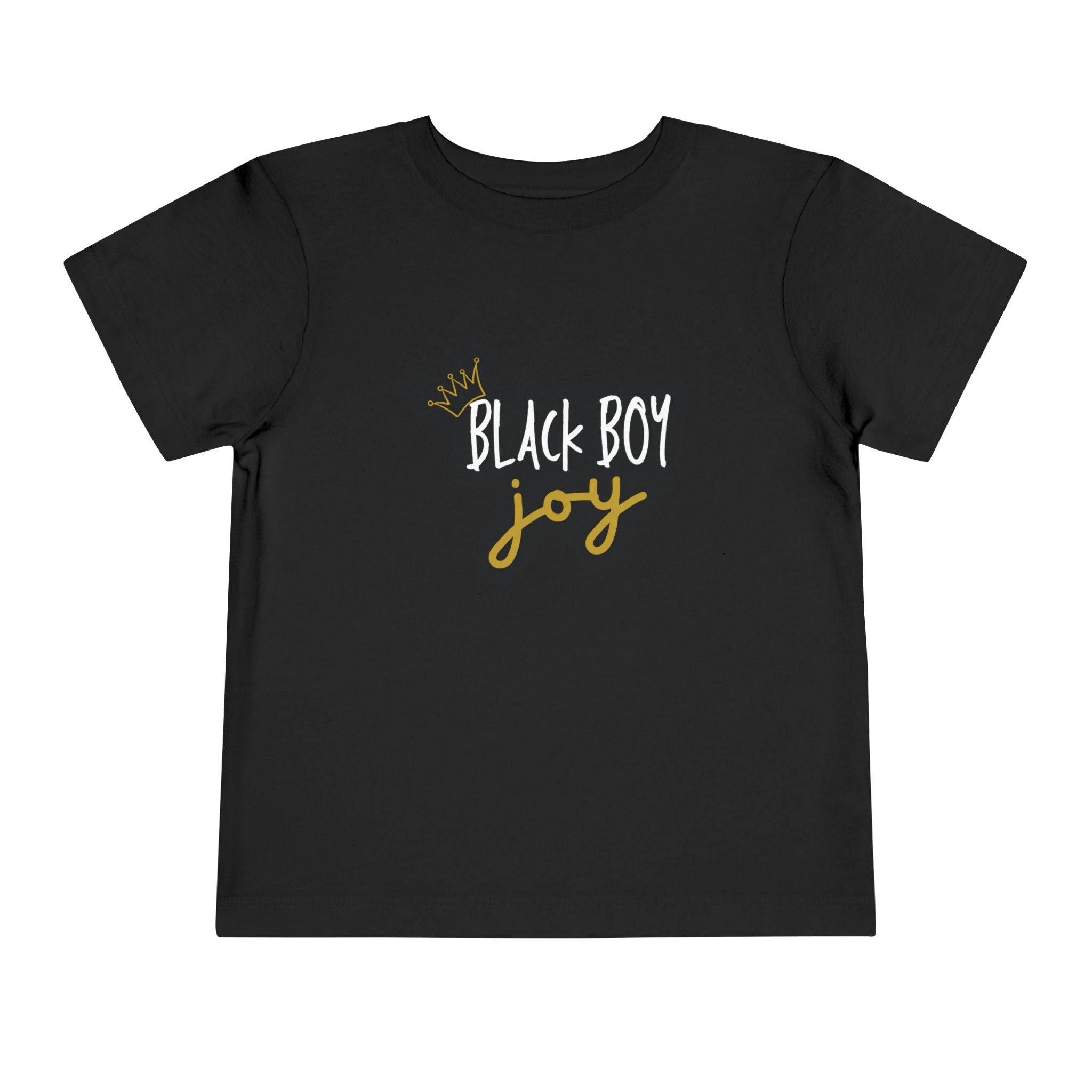 "BLACK BOY JOY" Toddler Short Sleeve Tee