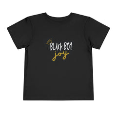 "BLACK BOY JOY" Toddler Short Sleeve Tee