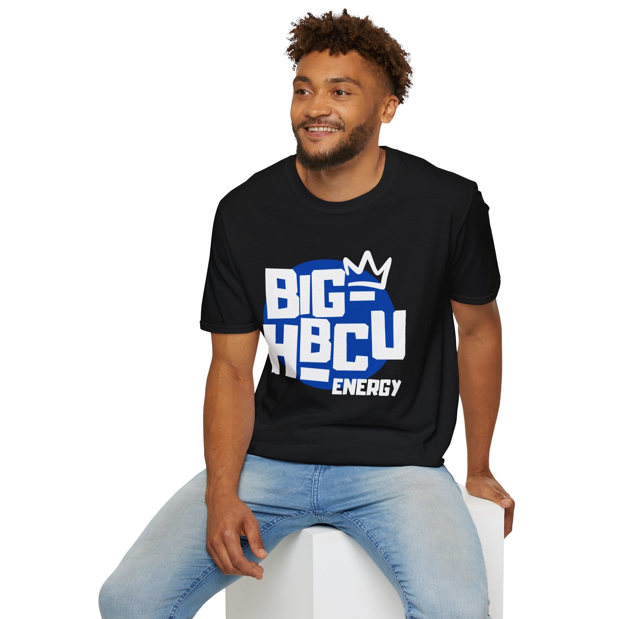 "Big HBCU Energy"- Blue T-Shirt