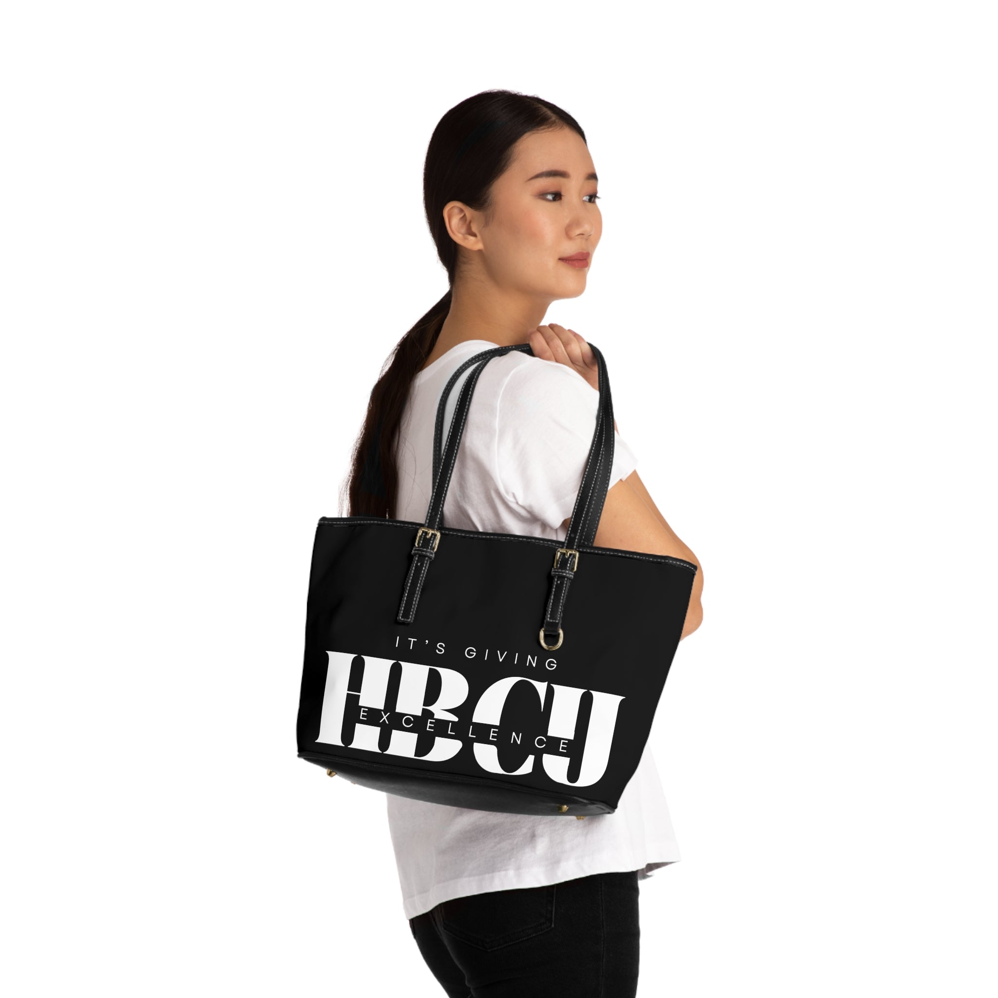 HBCU Leather Shoulder Bag