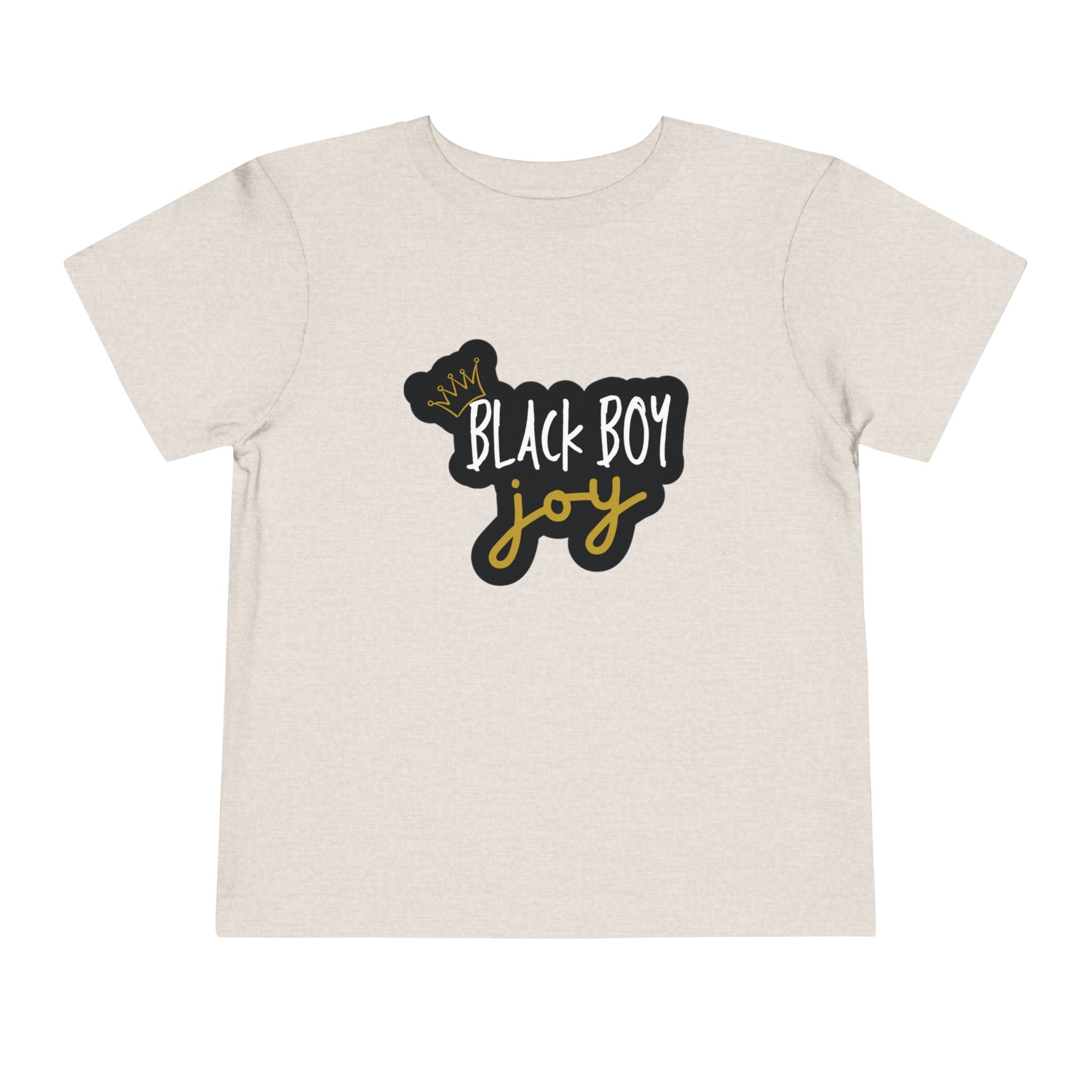"BLACK BOY JOY" Toddler Short Sleeve Tee