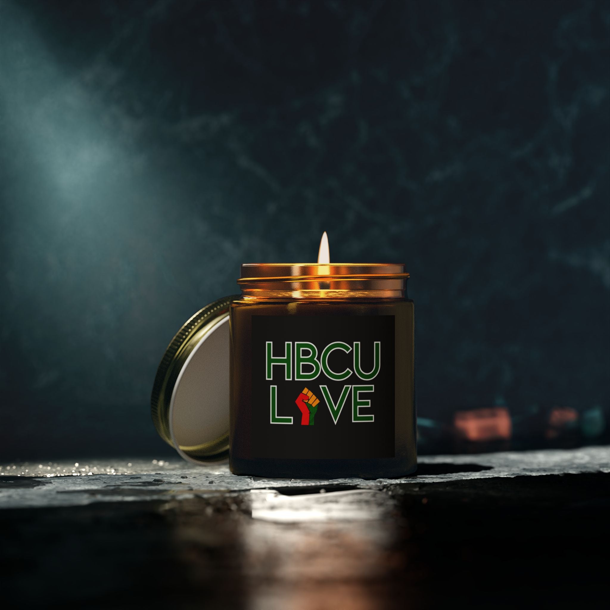 HBCU Scented Candles, Coconut Apricot Wax (4oz, 9oz)