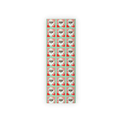 Black Santa Wrapping Paper Rolls