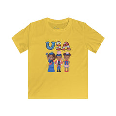 USA-  Kids Soft style Tee