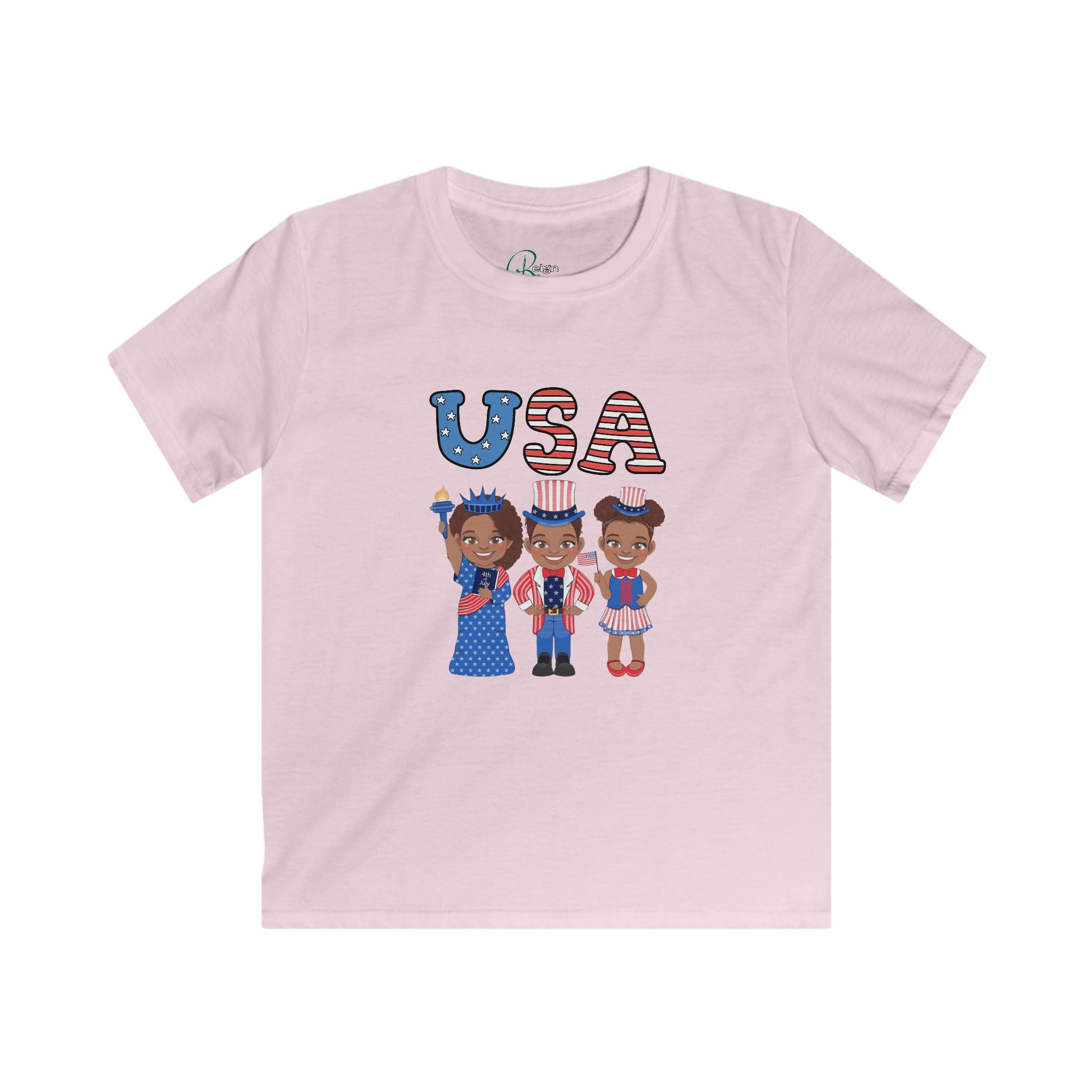 USA-  Kids Soft style Tee