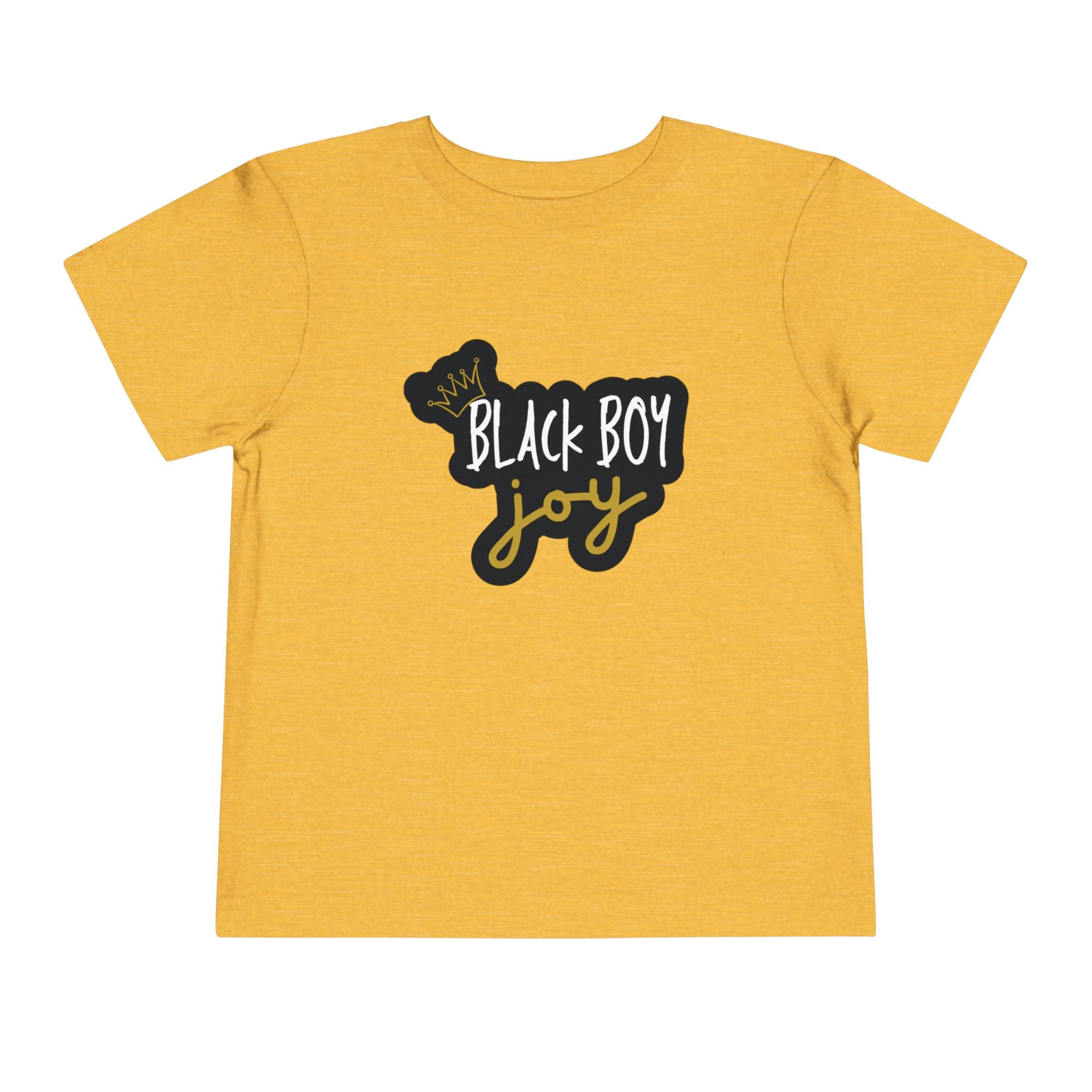 "BLACK BOY JOY" Toddler Short Sleeve Tee