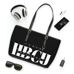 HBCU Leather Shoulder Bag